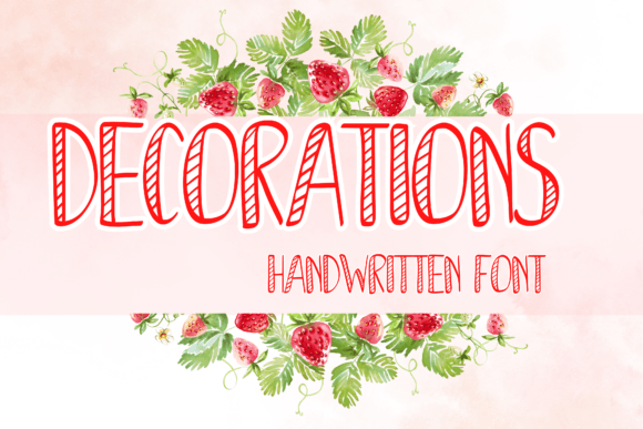 A Look at the Editorial Mood of Decorations, a Handwritten Script Font