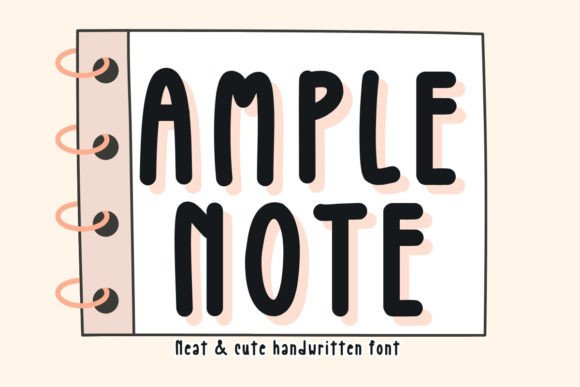 Amplenote: The Handwritten Font for Creative Campaigns