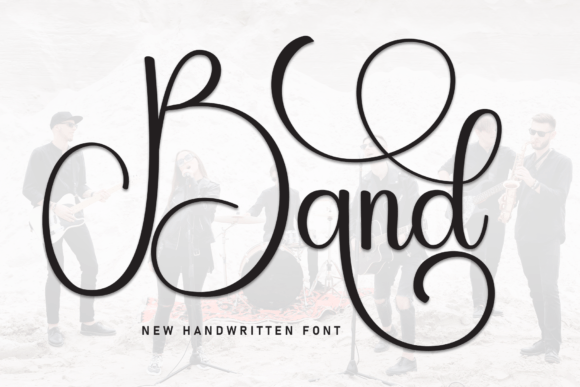 Band: The Handwritten Font for Your Handmade Products