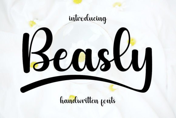 Beasly: A Whimsical Handwritten Font for Makers and Sellers