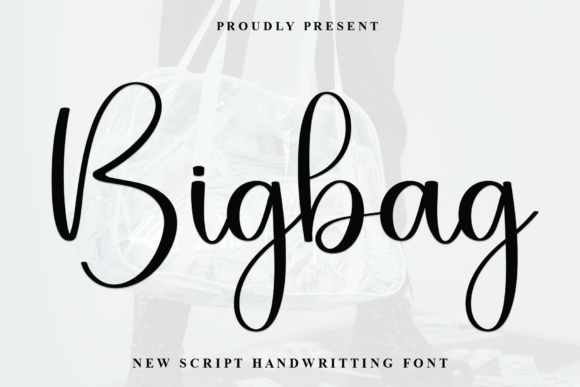 Bigbag Font: A Handwritten Script for a More Polished Brand