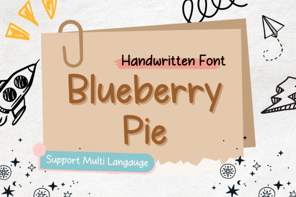 Blueberry Pie: A Charming Font for Digital Design