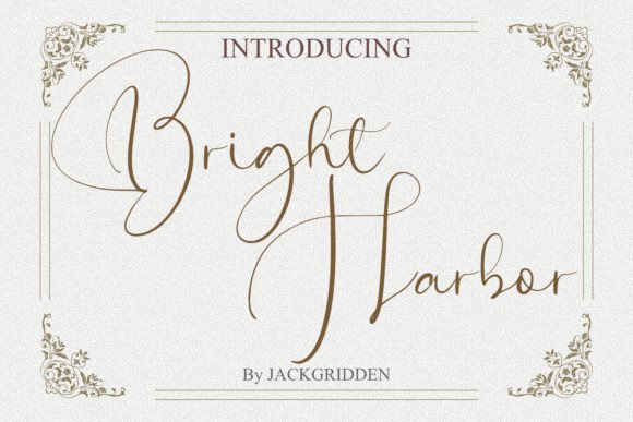 Bright Harbor: A Serene Script Font for Editorial Storytelling