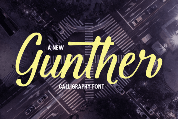 Exploring Gunther: A Modern Calligraphy Font for Beautiful Branding