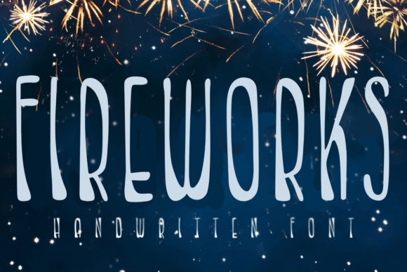 Fireworks: A Handwritten Font for Editorial Warmth