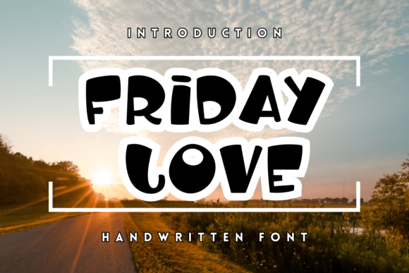 Friday Love: A Handwritten Font for Your Creative Touch