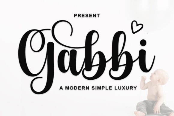 Gabbi: A Modern Script Font for Charming Brand Identity