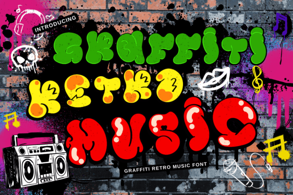 Graffiti Retro Music Font: A Creative Tool for Web Design