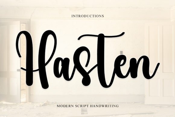 Hasten: A Script Font Built for Creative Momentum