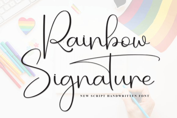 How Rainbow Signature Became My Favorite Handmade Font