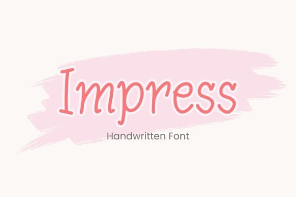 Impress: A Script Font Designed for Real Projects