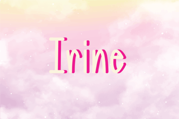 Irine: A Whimsical Font for Editorial Warmth