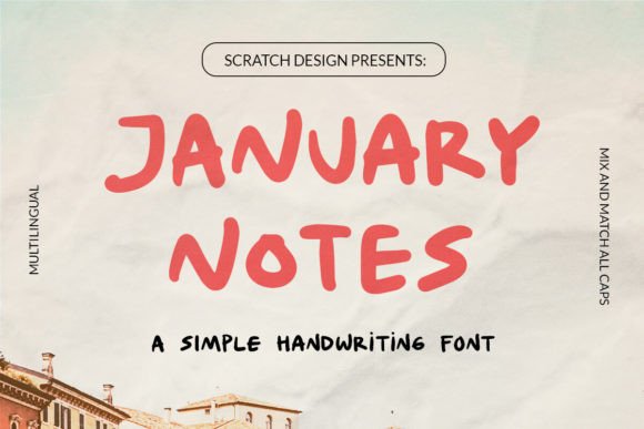 January Notes: A Warm Handwritten Font for Digital Design