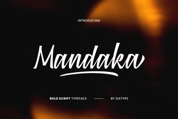 Mandaka Font for Brands That Need Bold Confidence