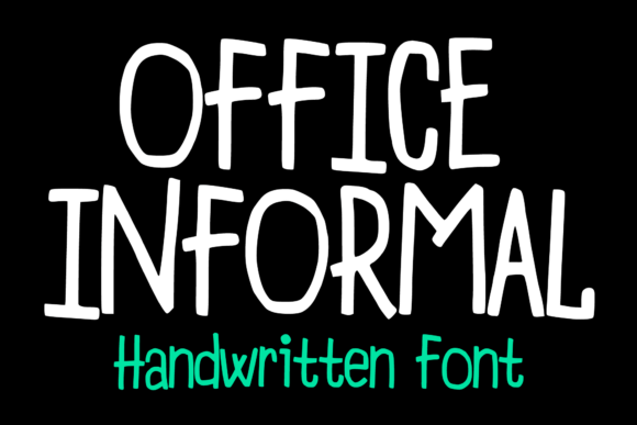 Office Informal Font: A Typographic Voice for Editorial Projects