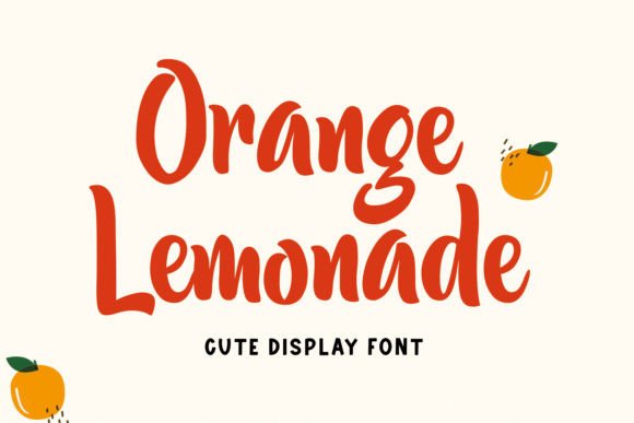 Orange Lemonade: A Font That Brings a Loose, Handwritten Touch to Your Brand