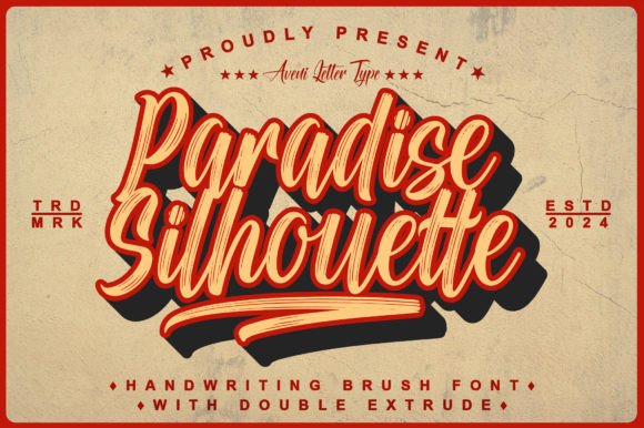 Paradise Silhouette: A Joyful Script Font for Marketing