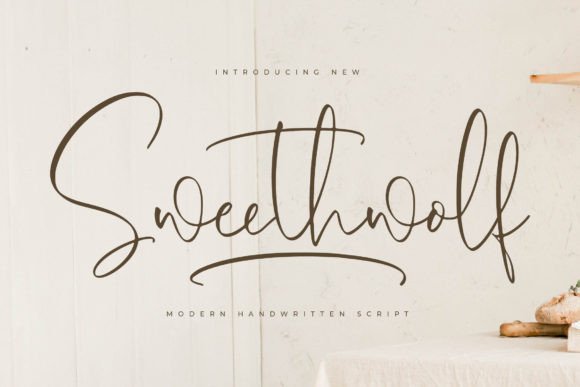 Sweethwolf Font: Finding Luxury Script Font for Modern Branding