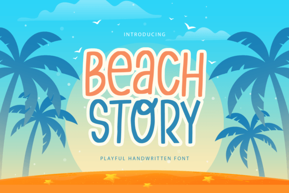 The Beach Story Font: A Script Typeface for Warm, Engaging Web Design