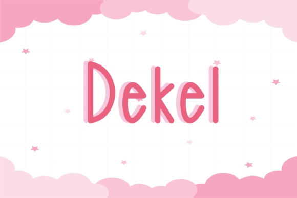 The Dekel Font: A Handwritten Typeface for Makers and Creators