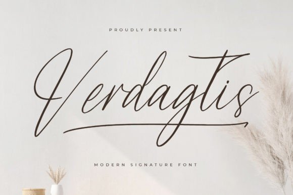 Verdagtis: The Elegant Script Font for Your Creative Projects