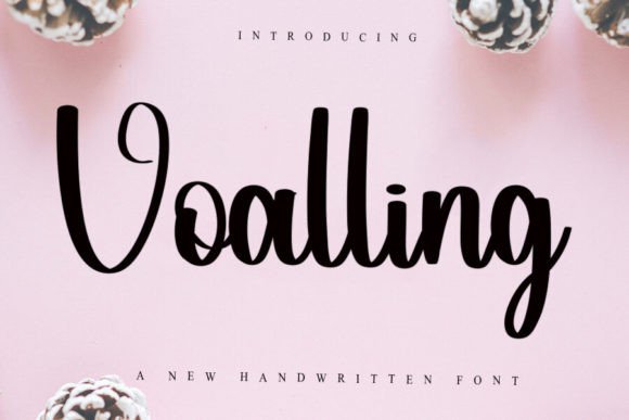 Voalling: A Handwritten Font for a More Polished Brand
