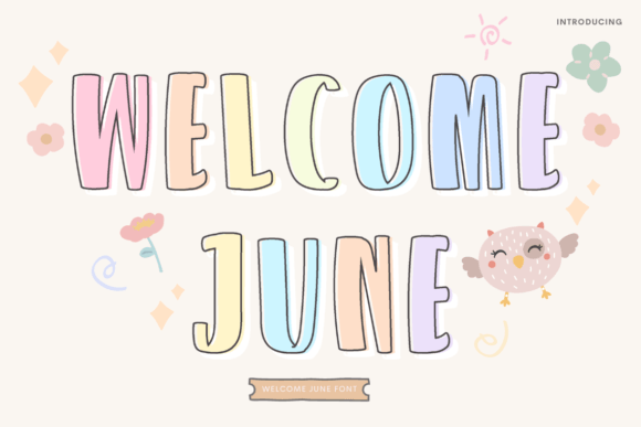 Welcome June: A Warm & Versatile Script Font for Modern Projects