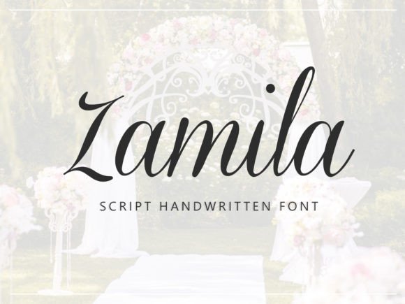 Zamila Font: A Script Font for Elegant Branding